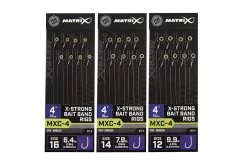 MXC-4 Barbless 10cm X-strong Bait Band Rigs